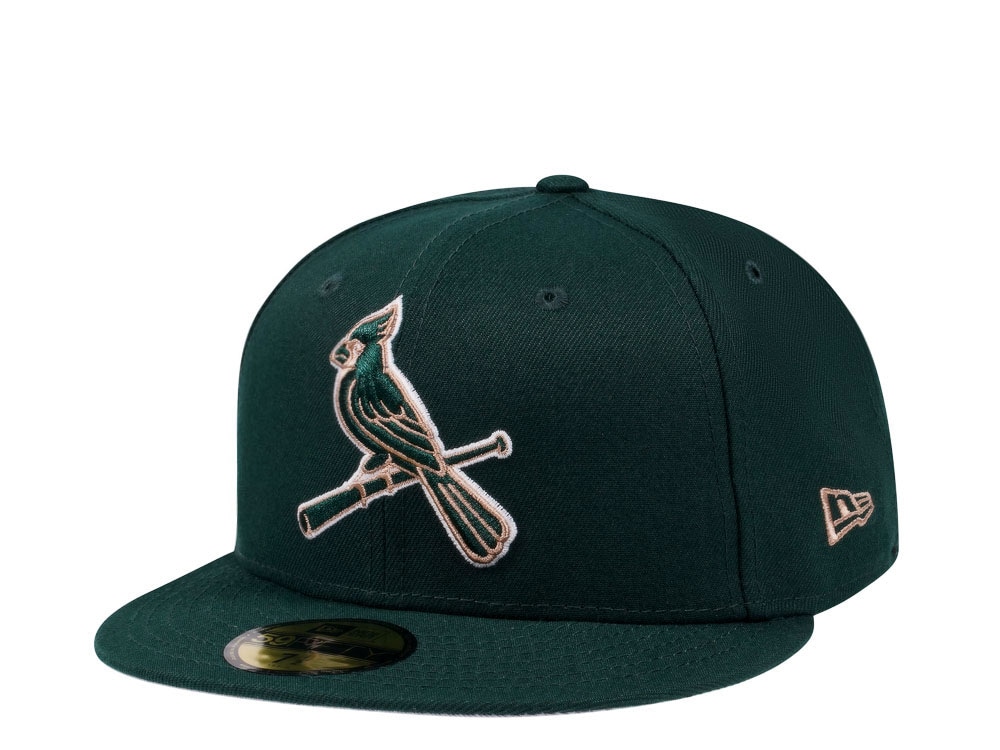 New Era St. Louis Cardinals Dark Green Beige Edition 59Fifty Fitted Casquette