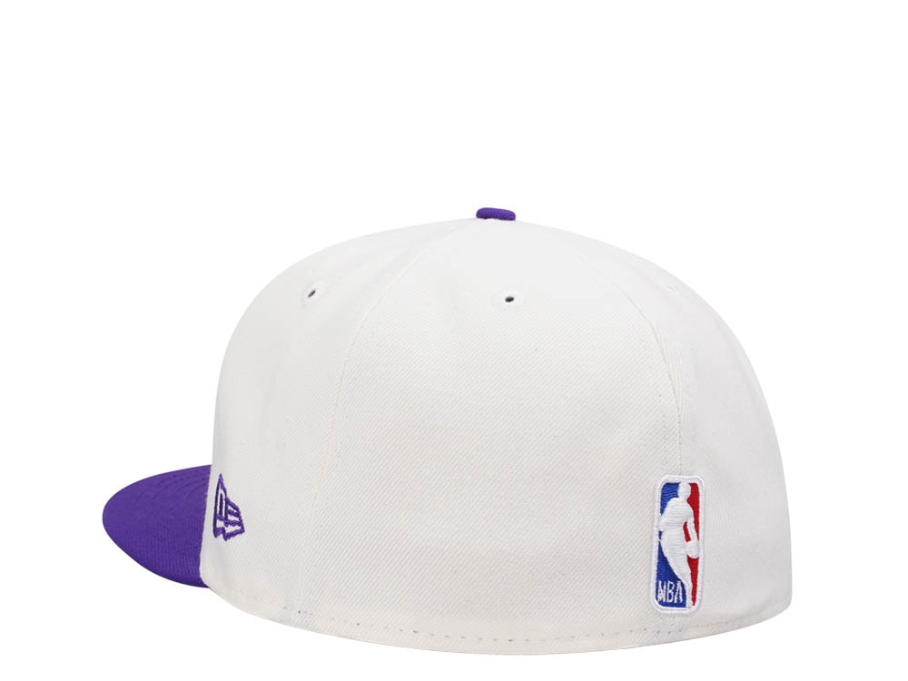 New Era Utah Jazz Chrome Purple Two Tone Edition 59Fifty Fitted Casquette