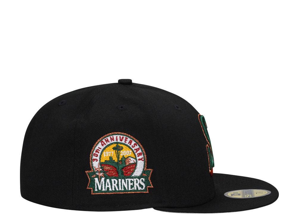 New Era Seattle Mariners Black Metallics Edition 59Fifty Fitted Casquette