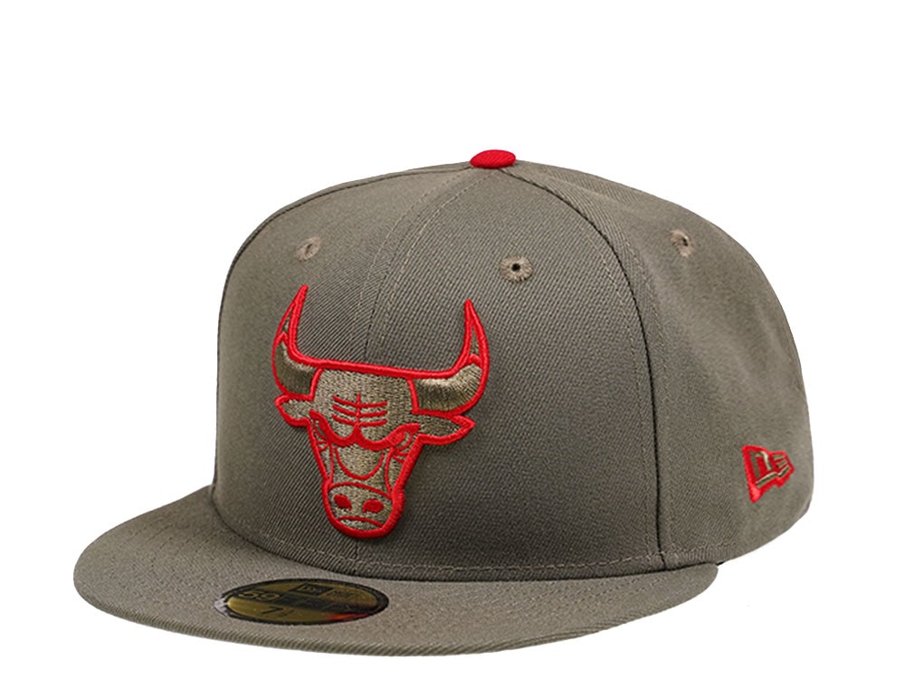 New Era Chicago Bulls Hot and Spicy Olive Edition 59Fifty Fitted Casquette