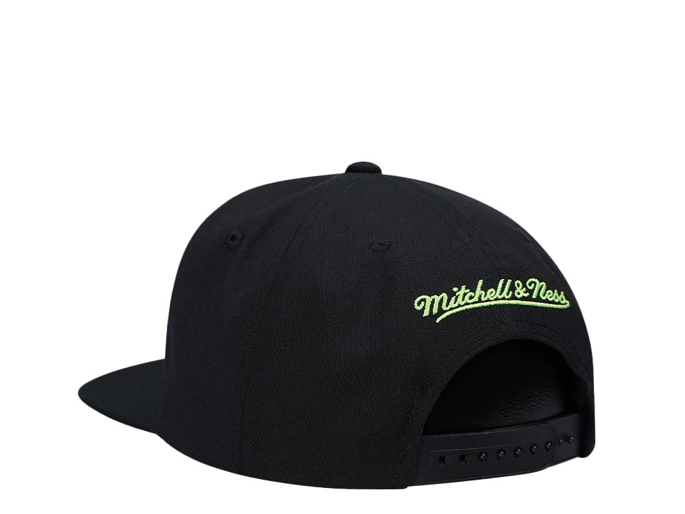 Mitchell & Ness Houston Rockets Slime Drip Hardwood Classic Snapback Casquette