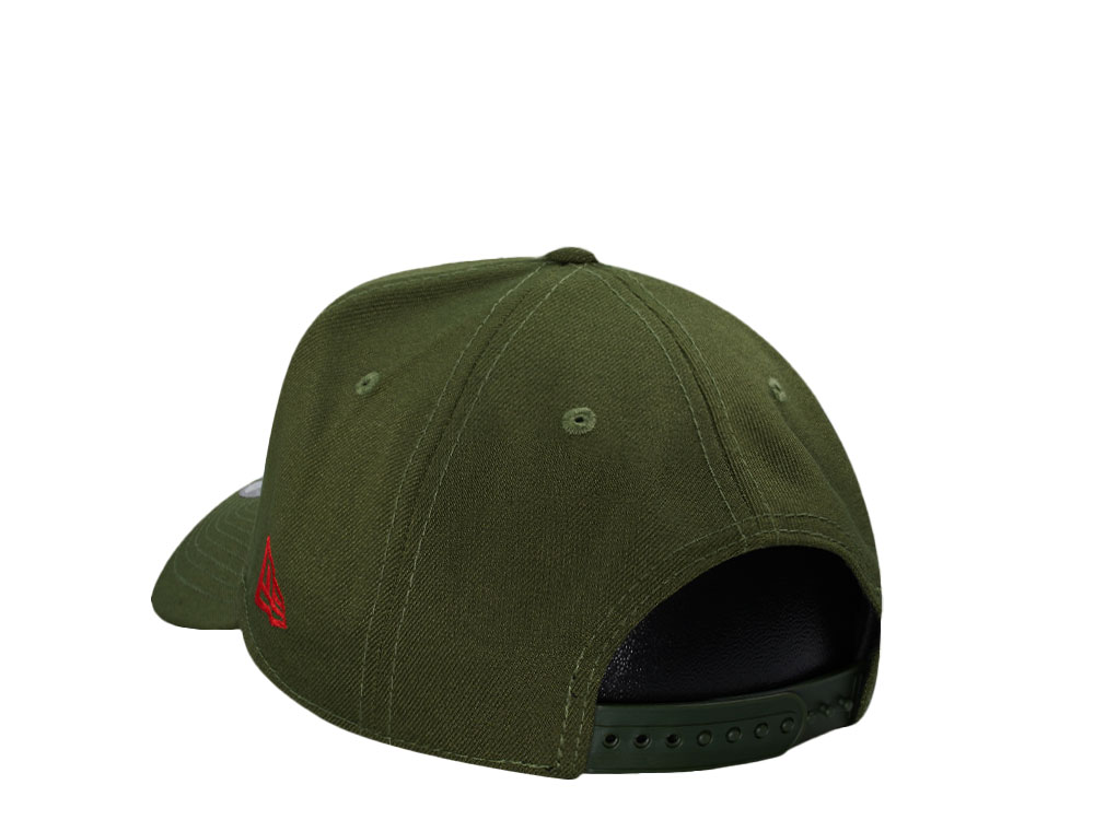 New Era Anaheim Ducks 30th Anniversary Horror Pack Rifle Green Edition 9Forty A Frame Snapback Casquette