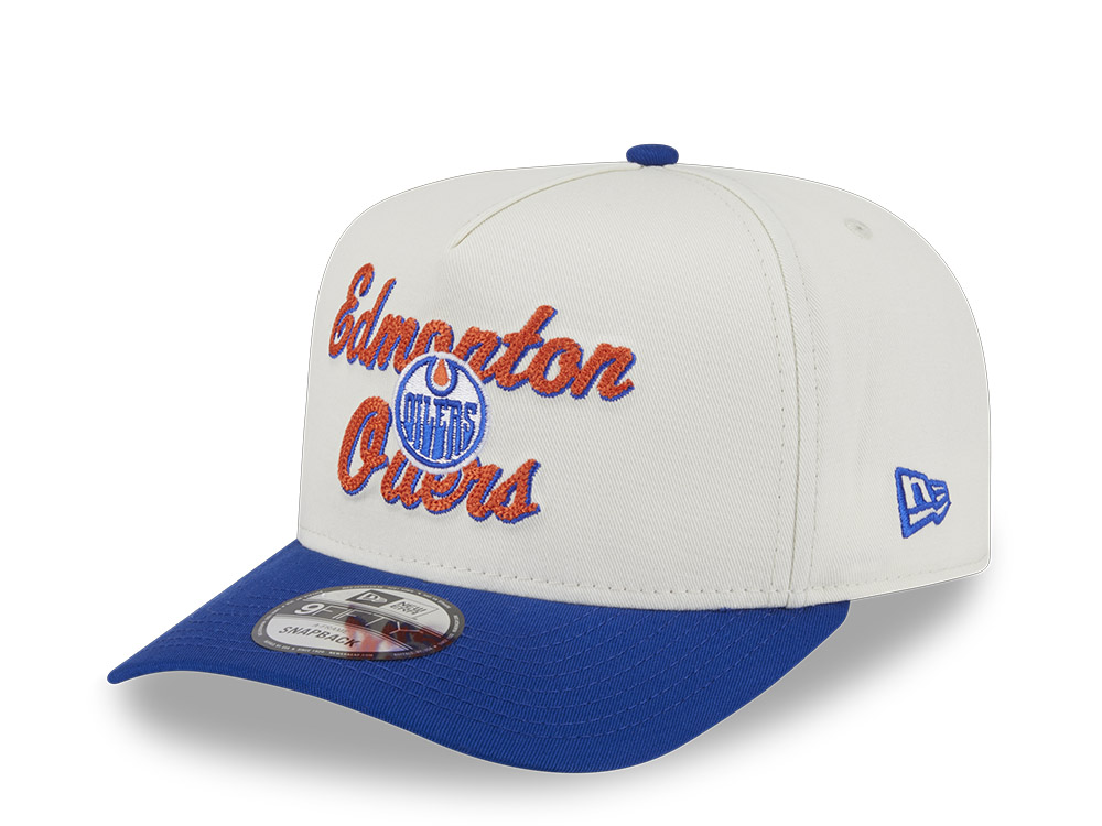 New Era Edmonton Oilers Chainstitch 9Fifty A Frame Snapback Casquette