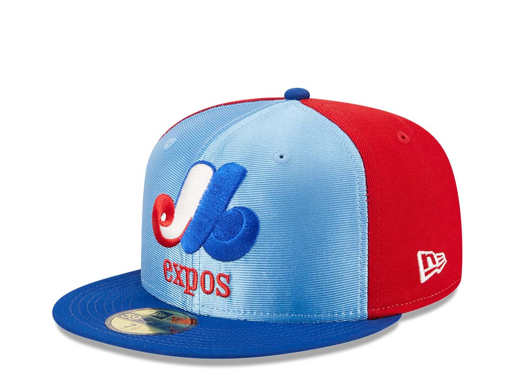 New Era Montreal Expos All Star Game 1982 Powder Blues Sky Throwback Edition 59Fifty Fitted Casquette