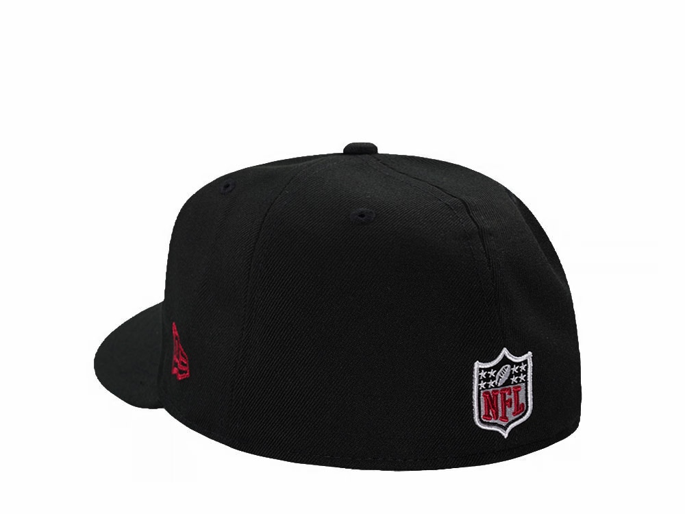 New Era Arizona Cardinals Black Classic Edition Pre Curved 59Fifty Fitted Casquette