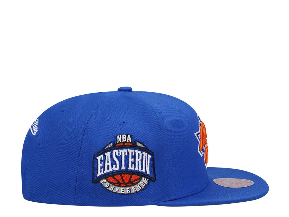 Mitchell & Ness New York Knicks Conference Patch Blue Snapback Casquette