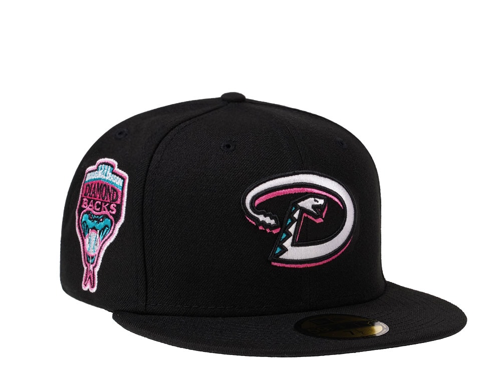 New Era Arizona Diamondbacks Inaugural Season 1998 Black and Pink Edition 59Fifty Fitted Casquette