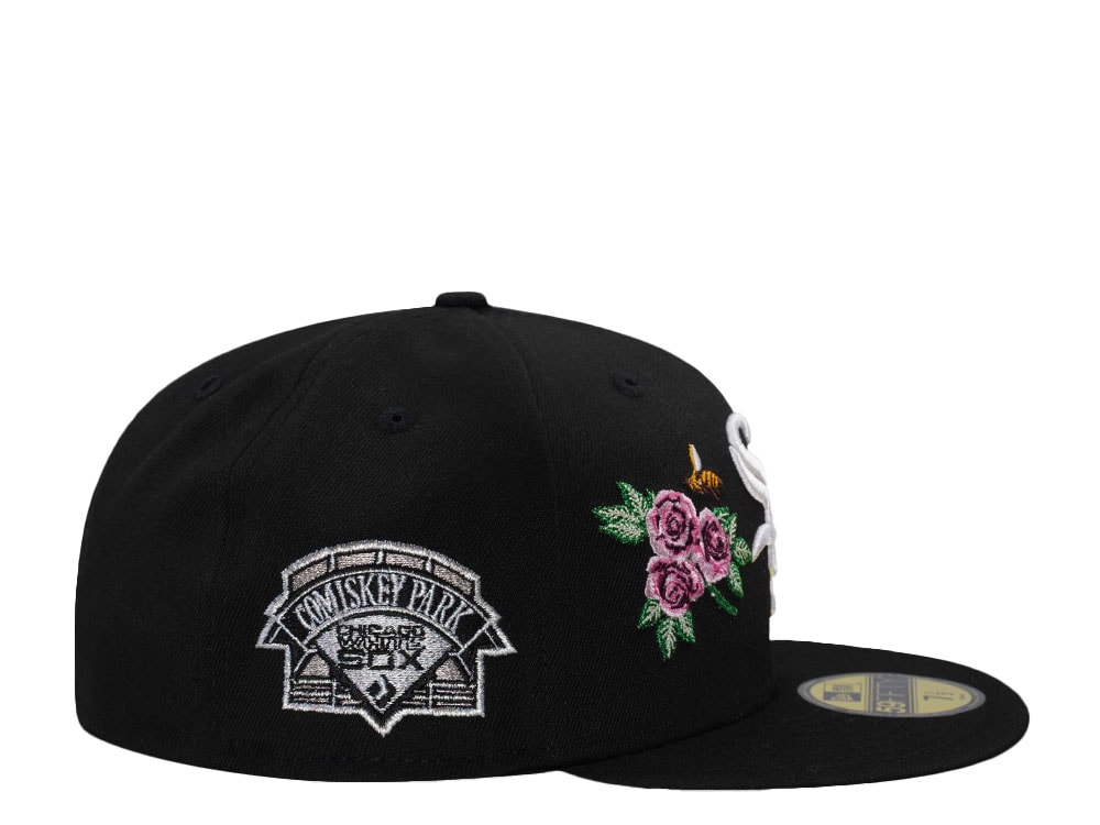 New Era Chicago White Sox Comiskey Park Rose Black Prime Edition 59Fifty Fitted Casquette