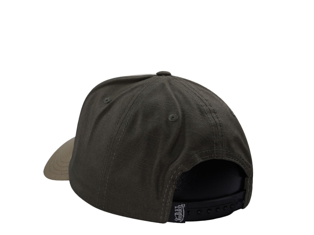 Von Dutch Oval Patch Dark Green Edition Snapback Casquette