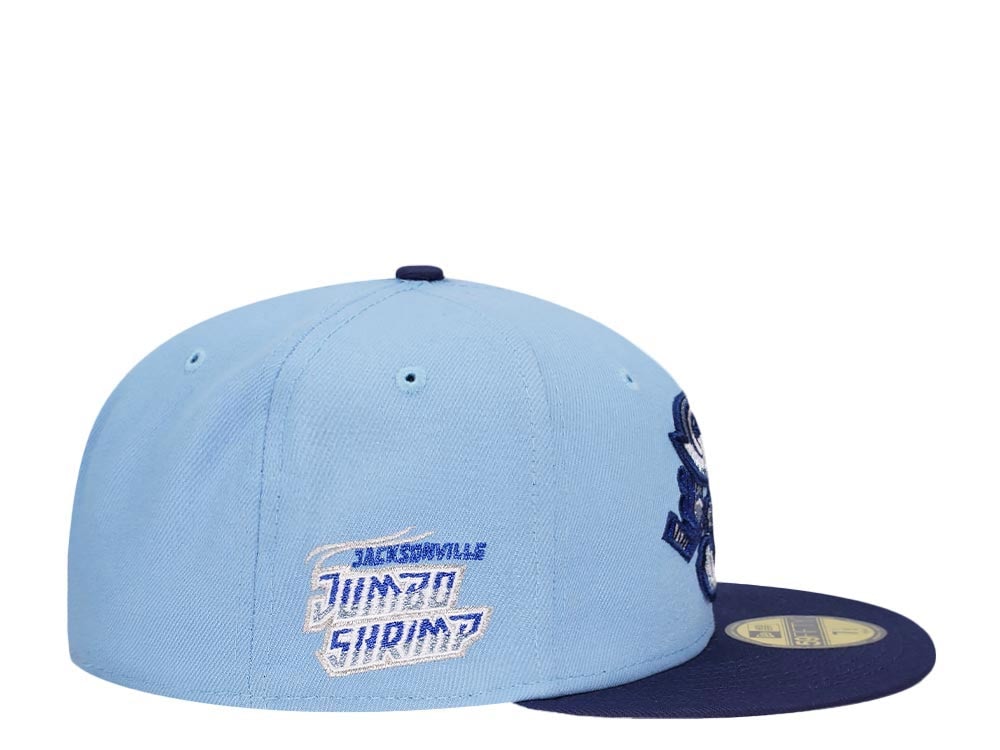 New Era Jacksonville Jumbo Shrimp Hockey Iced Two Tone Edition 59Fifty Fitted Casquette