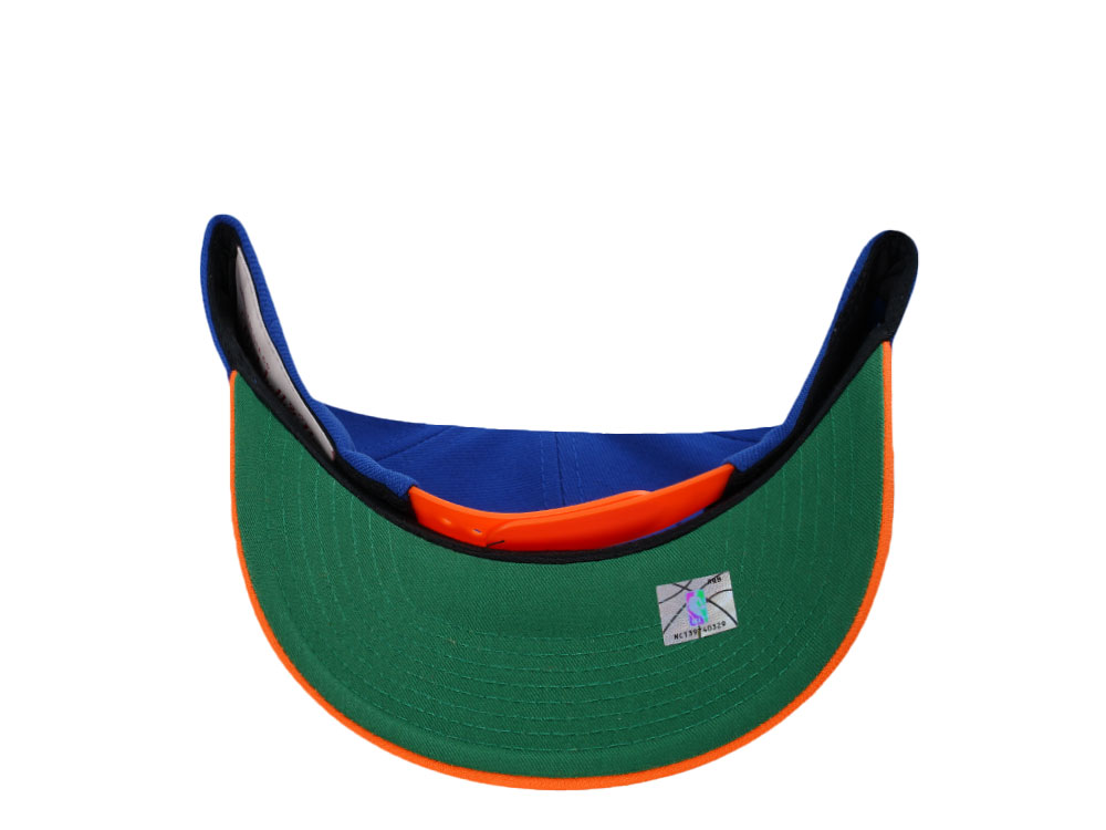 Mitchell & Ness New York Knicks Hardwood Classic Pro Crown Fit Blue Snapback Casquette