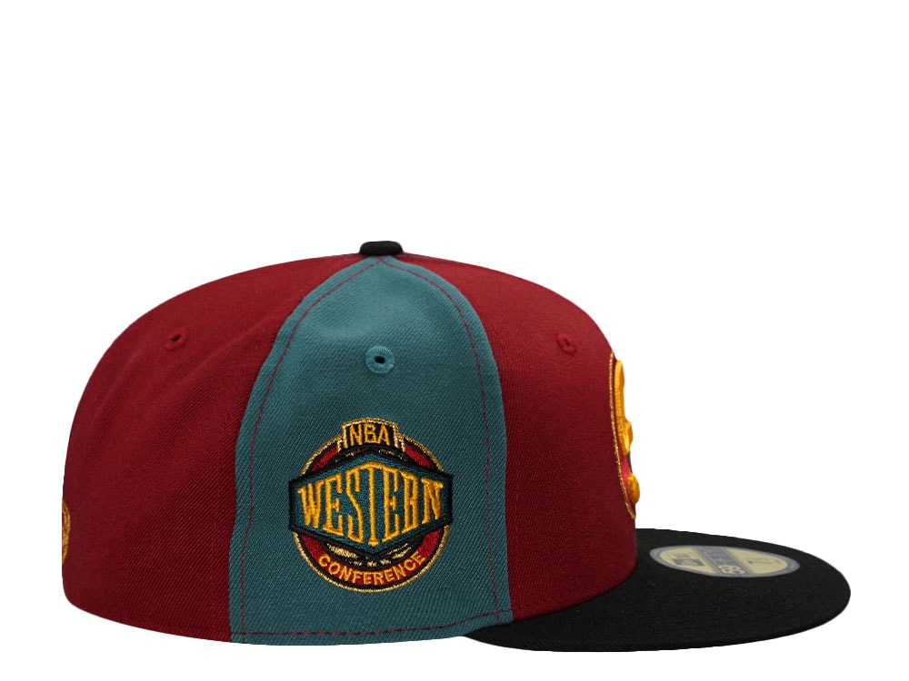 New Era Seattle Super Sonics NBA Western Conference Pinwheel Edition 59Fifty Fitted Casquette