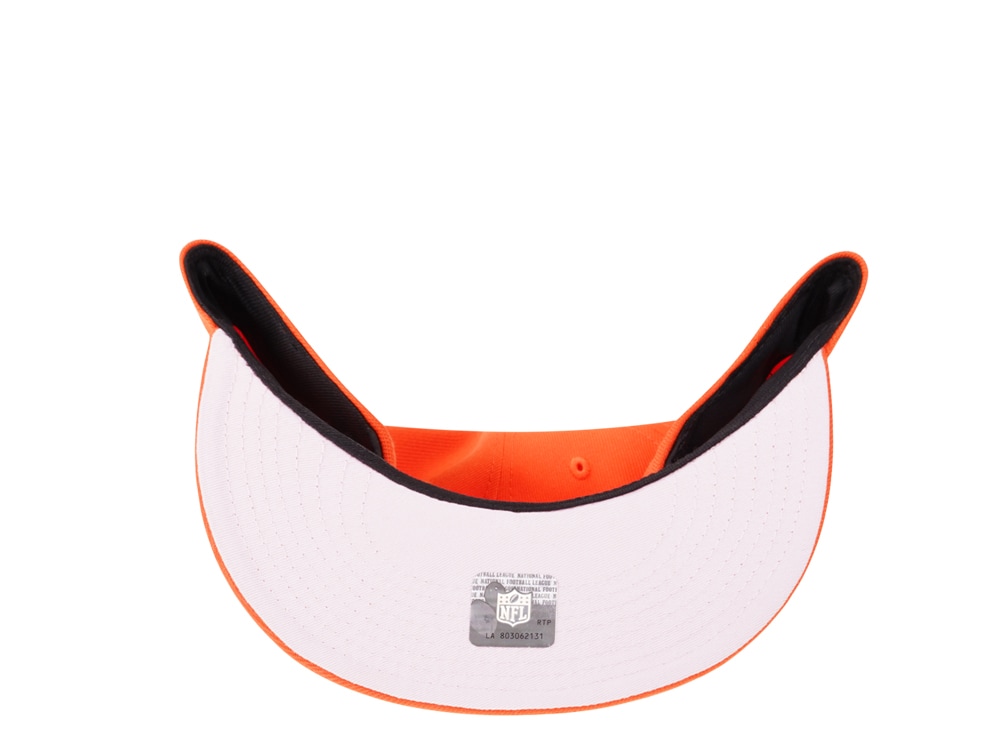 New Era Denver Broncos Orange Chainstitchheart Edition 59Fifty Fitted Casquette