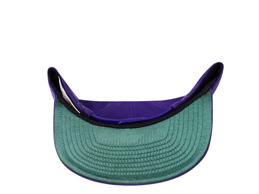 Mitchell & Ness Utah Jazz HWC Zig Zag Satin Undervisor Snapback Casquette