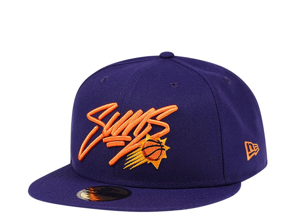 New Era Phoenix Suns Script Purple Edition 59Fifty Fitted Casquette