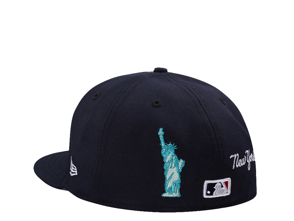New Era New York Yankees 27x World Series Champions Navy Prime Edition 59Fifty Fitted Casquette