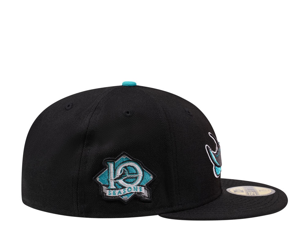New Era Tampa Bay Rays 10 Seasons Black Pearl  Edition 59Fifty Fitted Casquette