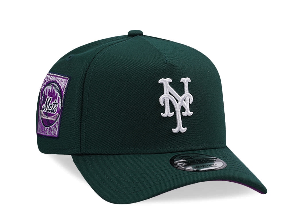 New Era New York Mets 25th Anniversary Dark Green Prime Edition 9Forty A Frame Snapback Casquette