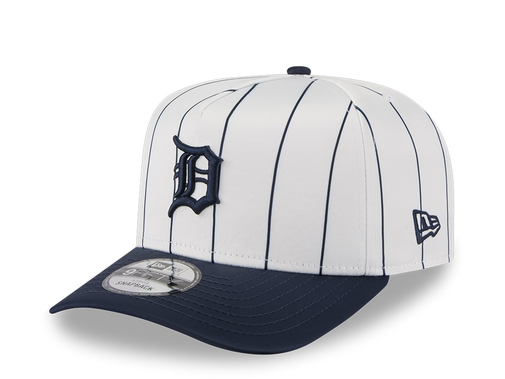 New Era Detroit Tigers Satin Pinstripe 9Fifty A Frame Snapback Casquette