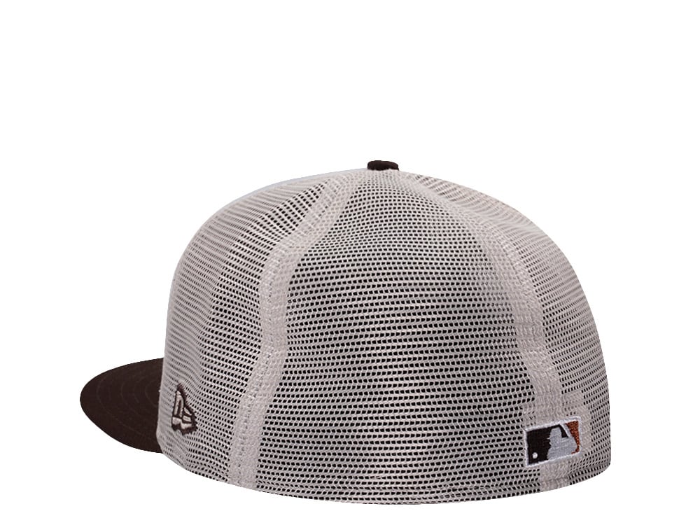 TruckerNew Era Texas Rangers All Star Game 1995 Stone Two Tone Edition 59Fifty Trucker Fitted Casquette