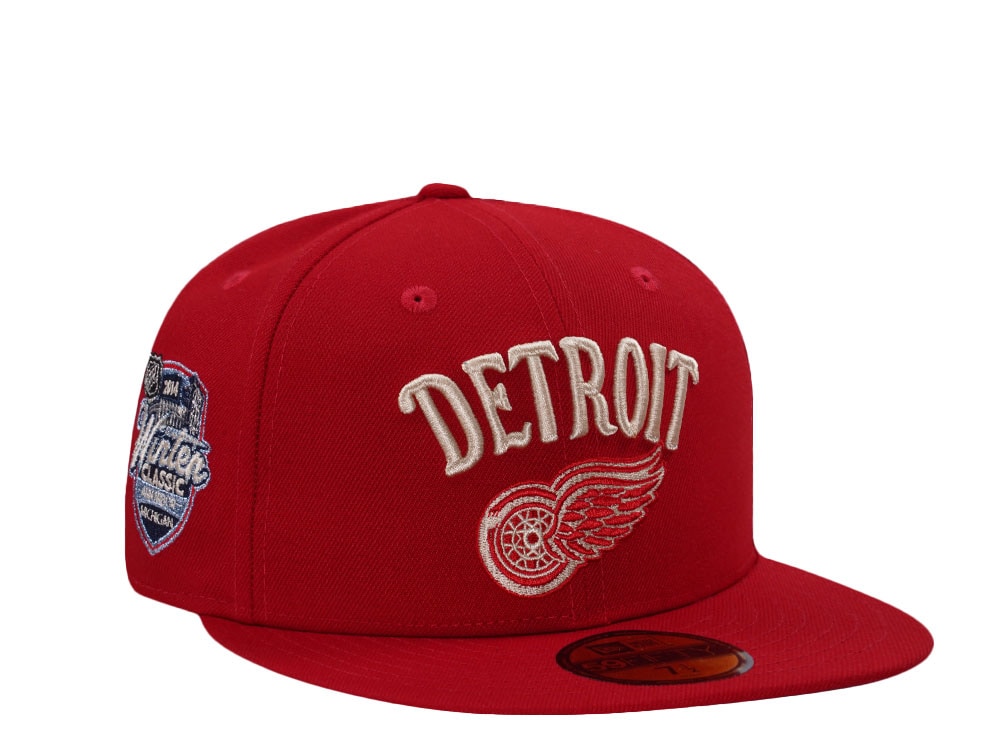 New Era Detroit Red Wings Winter Classic 2014 Scarlet Prime Edition 59Fifty Fitted Casquette