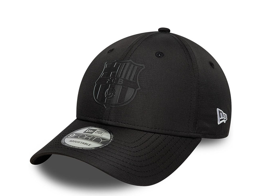 New Era Barcelona Black Ripstop Fc 9Forty Strapback Casquette