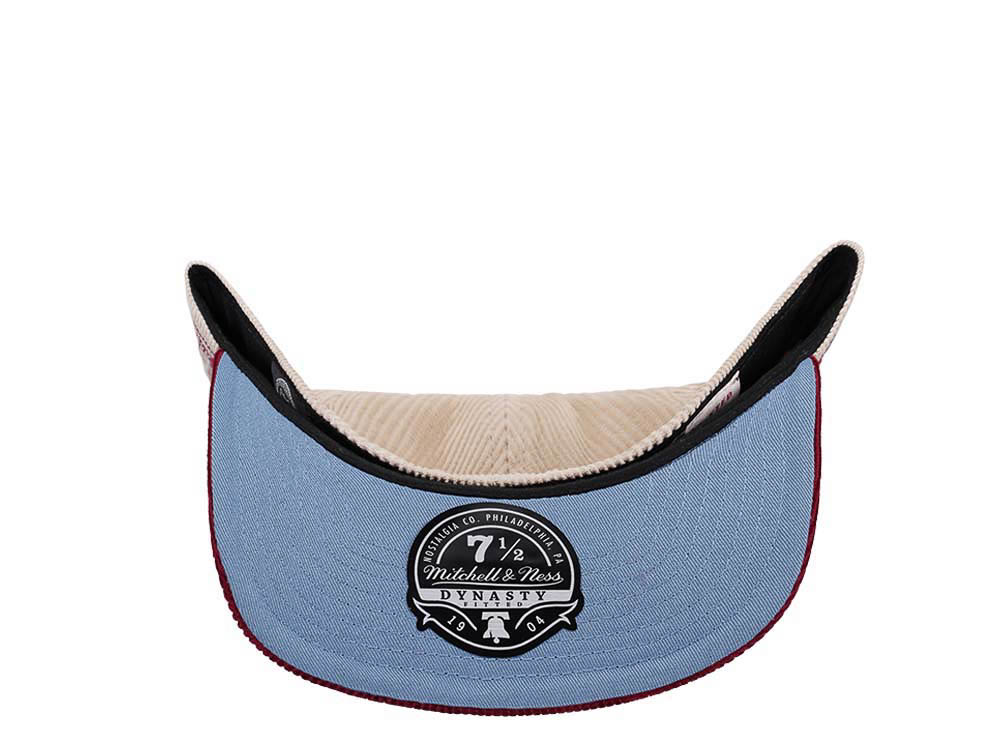 Mitchell & Ness Colorado Avalanche 10 Seasons Two Tone Cord Edition Dynasty Fitted Casquette