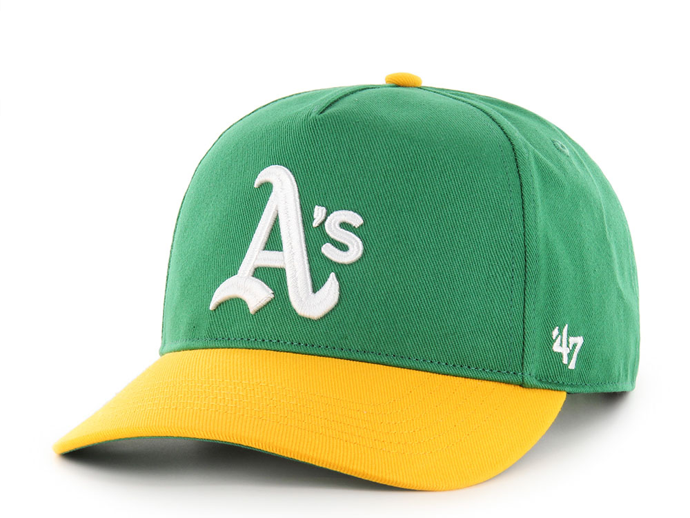 47 Brand Oakland Athletics Cooperstown Golden Age Kelly Green Hitch Snapback Casquette