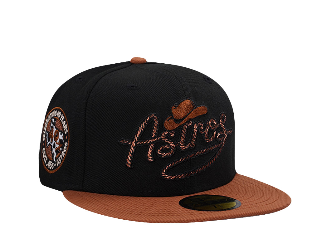 New Era Houston Astros 40th Anniversary Black Prime Edition 59Fifty Fitted Casquette