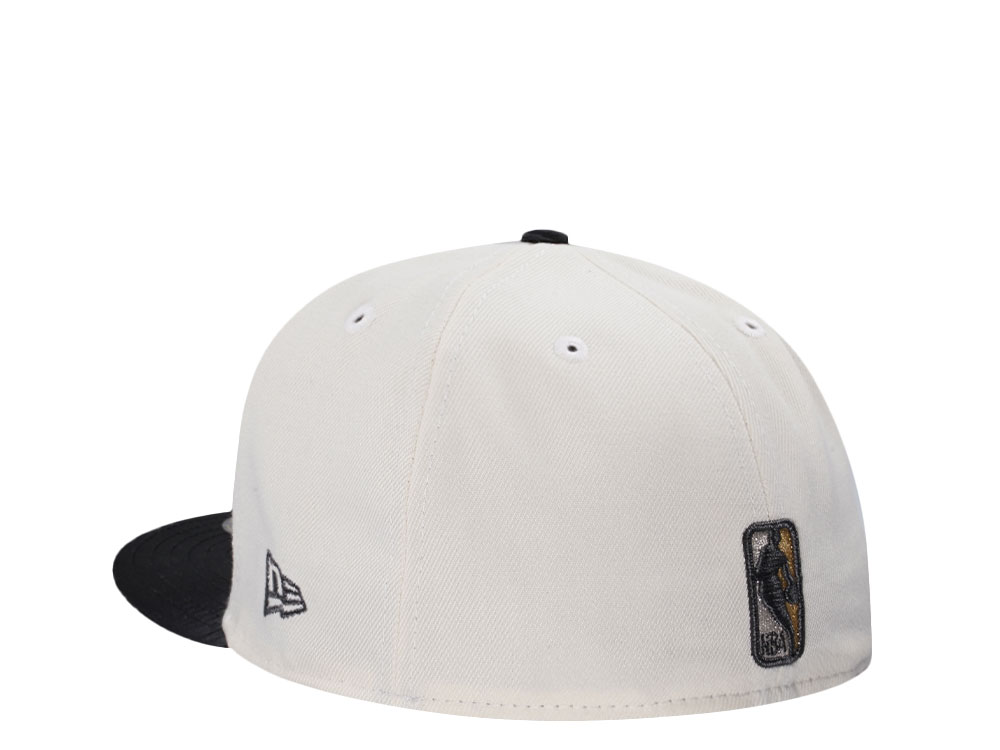 New Era San Antonio Spurs 50th Anniversary Chrome Satin Brim Two Tone Edition 59Fifty Fitted Casquette
