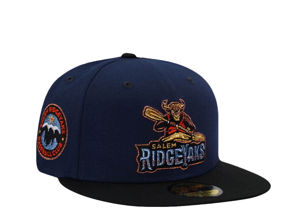New Era Salem Ridge Yaks Metallic Navy Two Tone Edition 59Fifty Fitted Casquette
