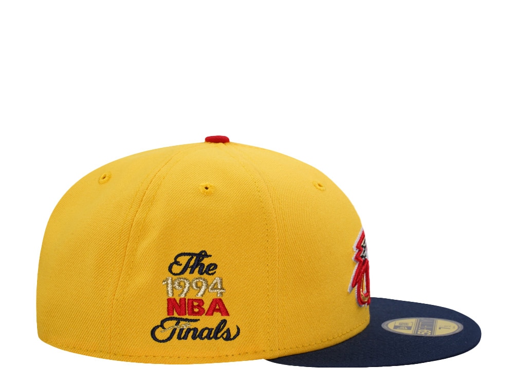 New Era Houston Rockets NBA Finals 1994 Yellow Two Tone Edition 59Fifty Fitted Casquette