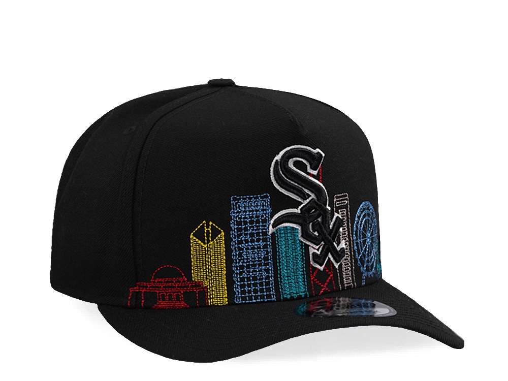 New Era Chicago White Sox Skyline Black Prime Edition 9Fifty A Frame Snapback Casquette