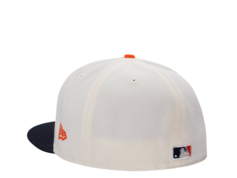 New Era Detroit Tigers 125th Anniversary Tiger Chrome Two Tone Edition 59Fifty Fitted Casquette