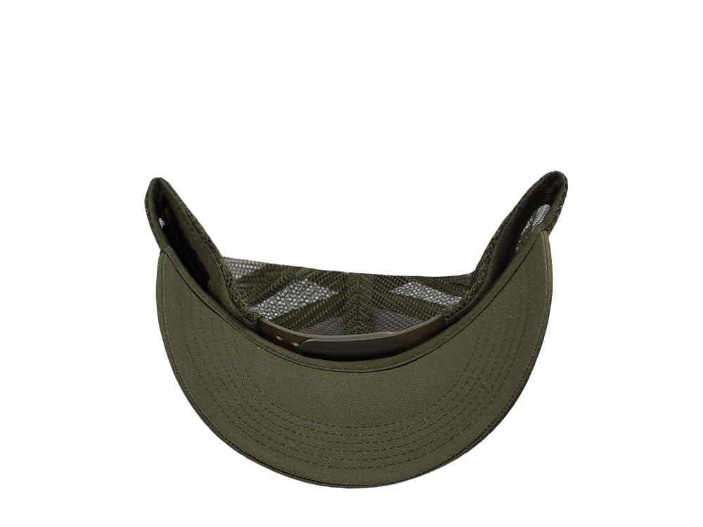 John Deere Vintage Logo Dark Green Trucker Snapback Casquette