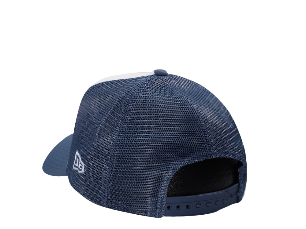 New Era New York Yankees Indigo White Two Tone Edition 9Forty A Frame Trucker Snapback Casquette
