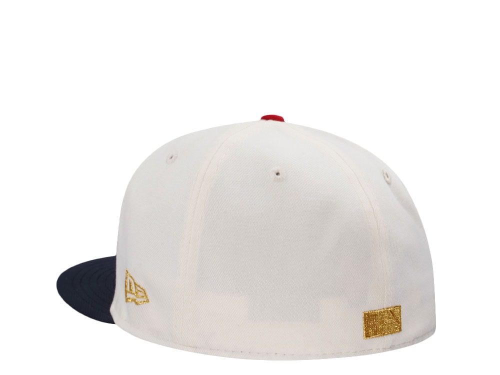 New Era Atlanta Braves 30th Anniversary 24K Chrome Two Tone Edition 59Fifty Fitted Casquette