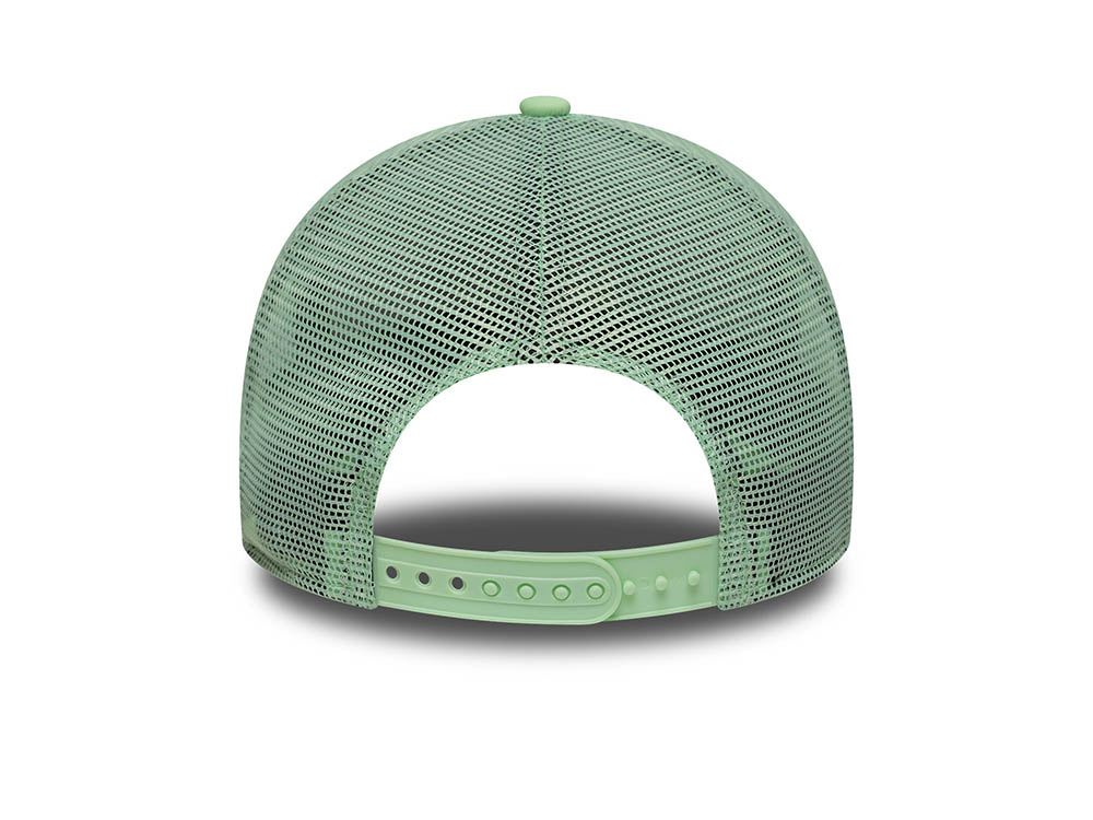 New Era Oval Foam Patch Mint 9Forty A Frame Trucker Snapback Casquette
