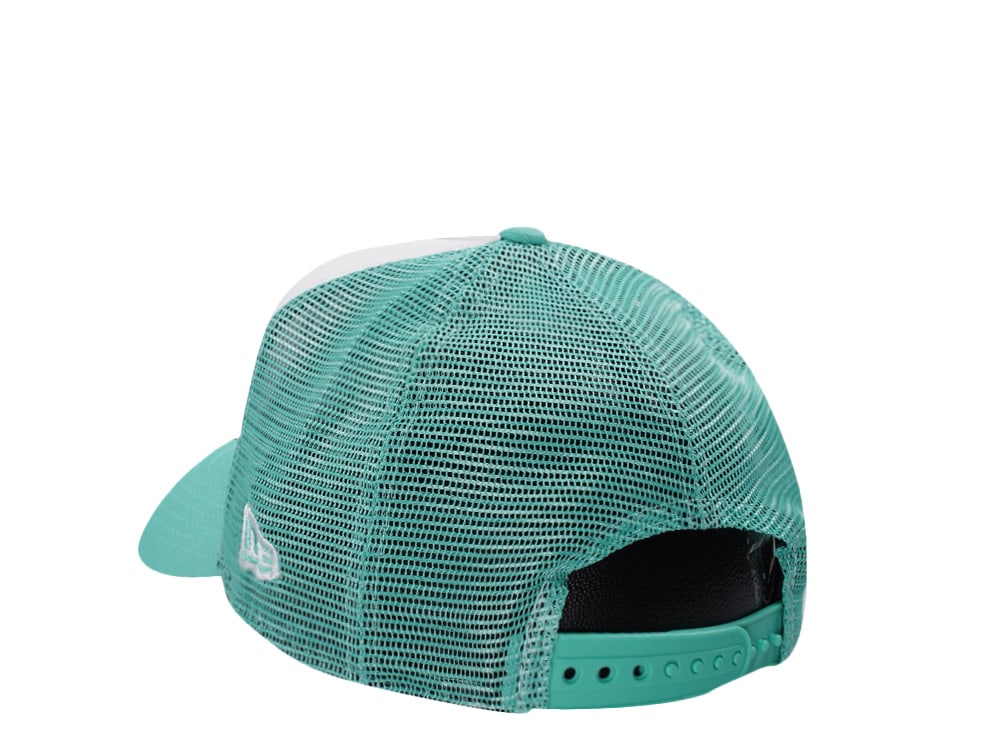 New Era Los Angeles Dodgers Mint White Two Tone Edition 9Forty A Frame Trucker Snapback Casquette