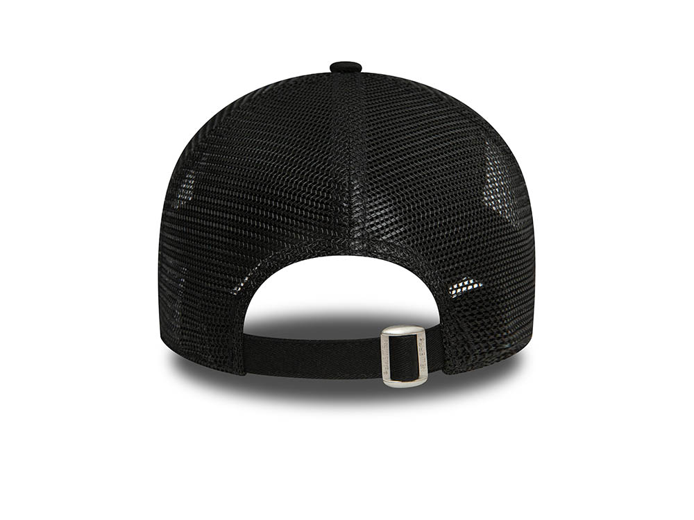 New Era Womens Black 9Twenty Trucker Strapback Casquette