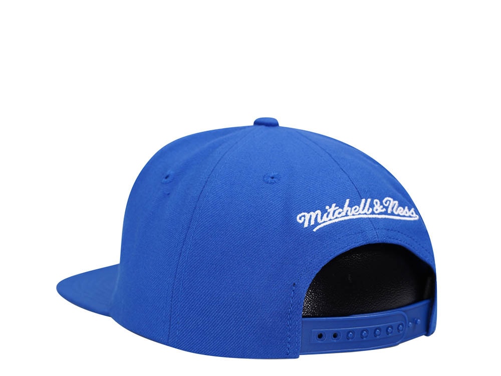 Mitchell & Ness Dallas Mavericks Conference Patch Blue Snapback Casquette