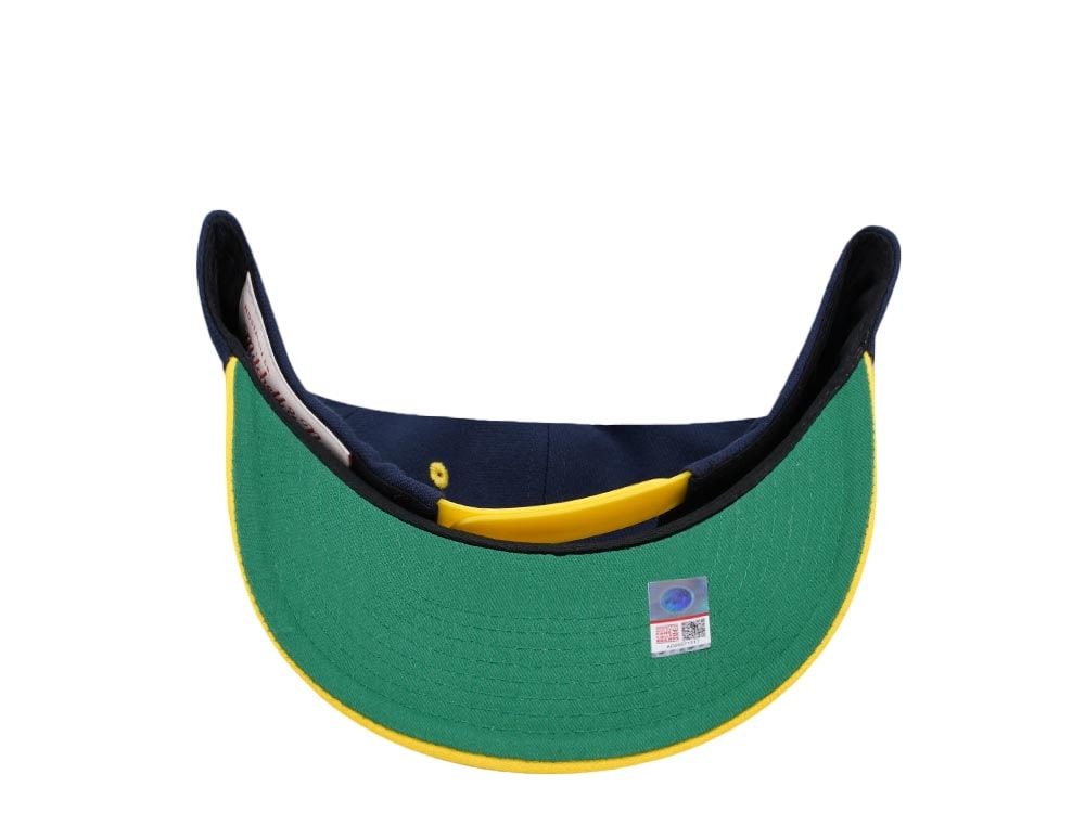 Mitchell & Ness University of Michigan Wolverines Pro Crown Fit Snapback Casquette