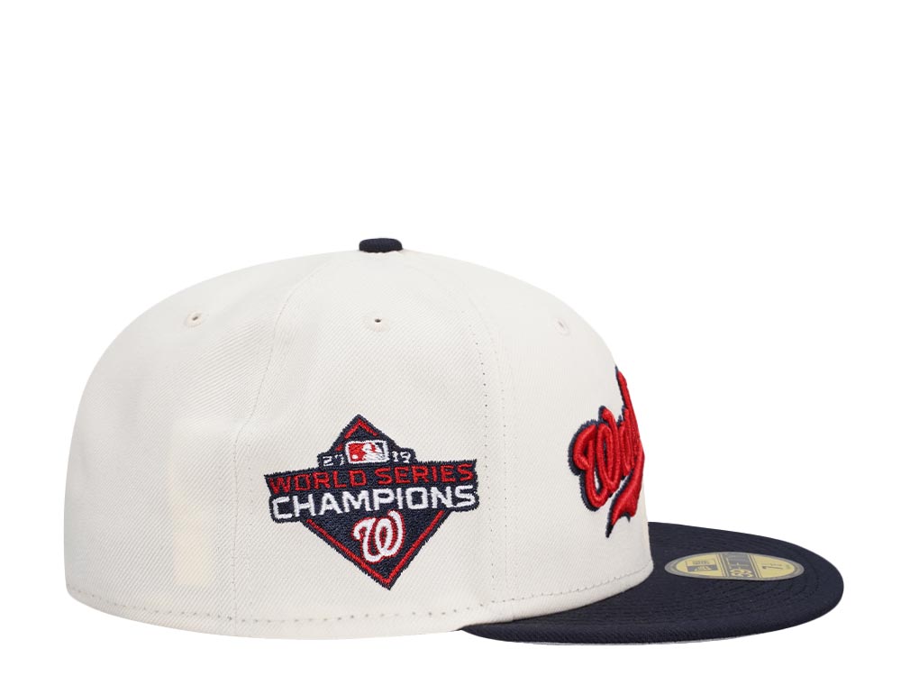 New Era Washington Nationals World Series Champions 2019 Classic Chrome Two Tone Edition 59Fifty Fitted Casquette