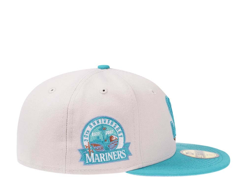 New Era Seattle Mariners 30th Anniversary Stone Prime Two Tone Edition 59Fifty Fitted Casquette