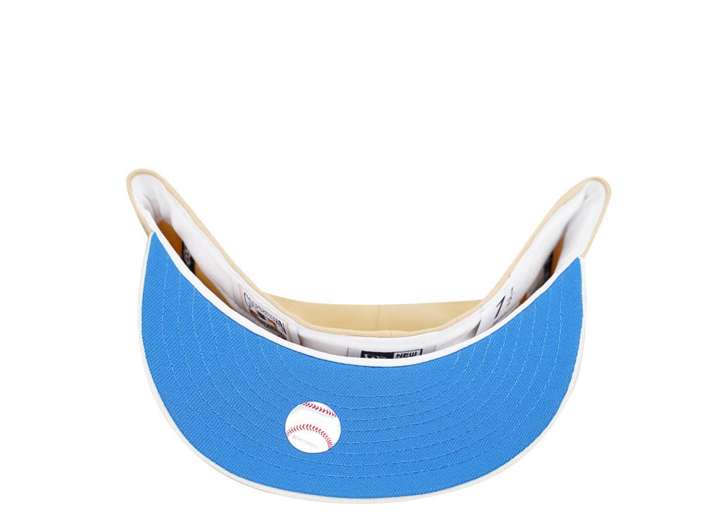New Era Chicago Cubs World Series 2016 Gold Azure Two Tone Edition 59Fifty Fitted Casquette
