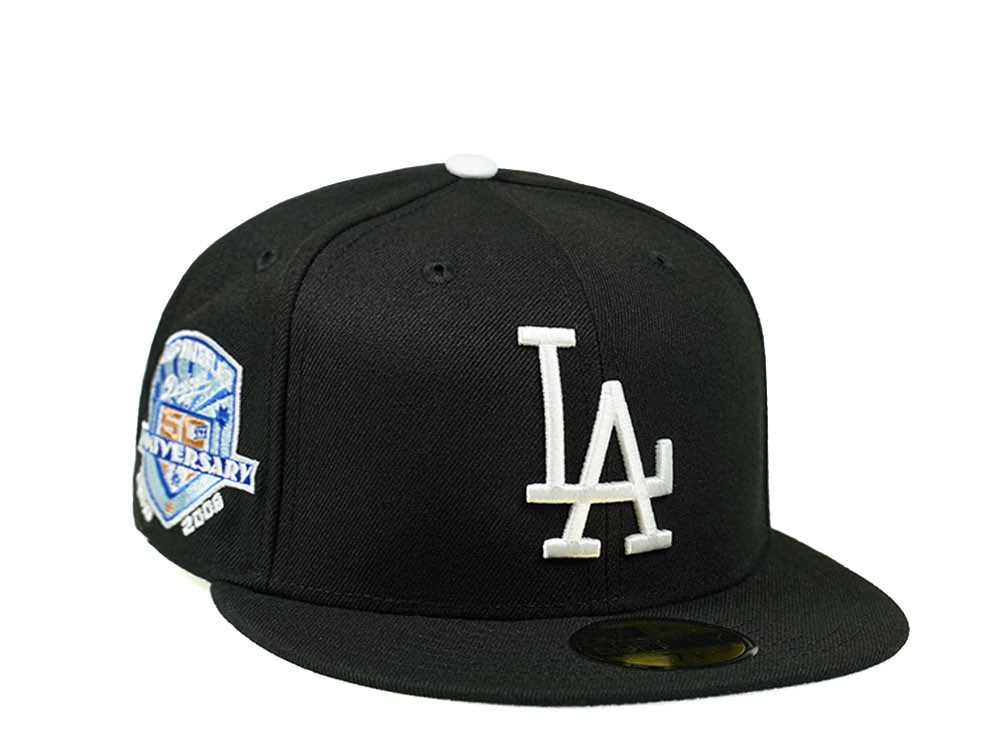 New Era Los Angeles Dodgers 50th Anniversary Black Edition 59Fifty Fitted Casquette