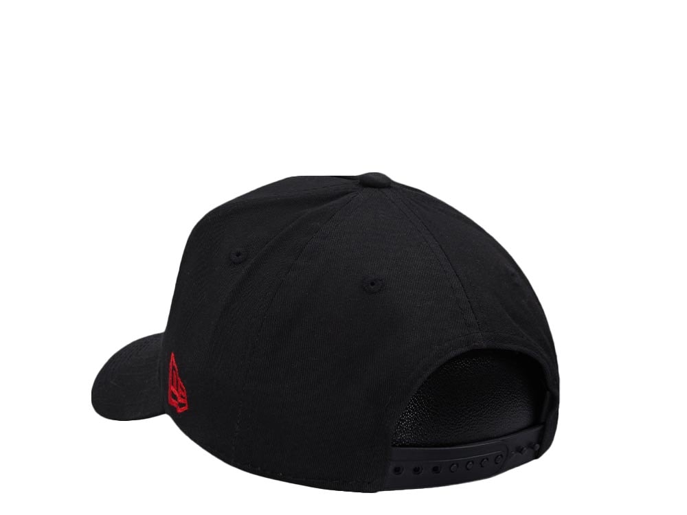 New Era Buffalo Bisons Black and Red 9Forty A Frame Snapback Casquette