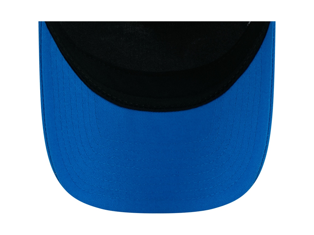 New Era Detroit Lions Official Team Color Edition 9Forty M Crown A Frame Trucker Snapback Casquette