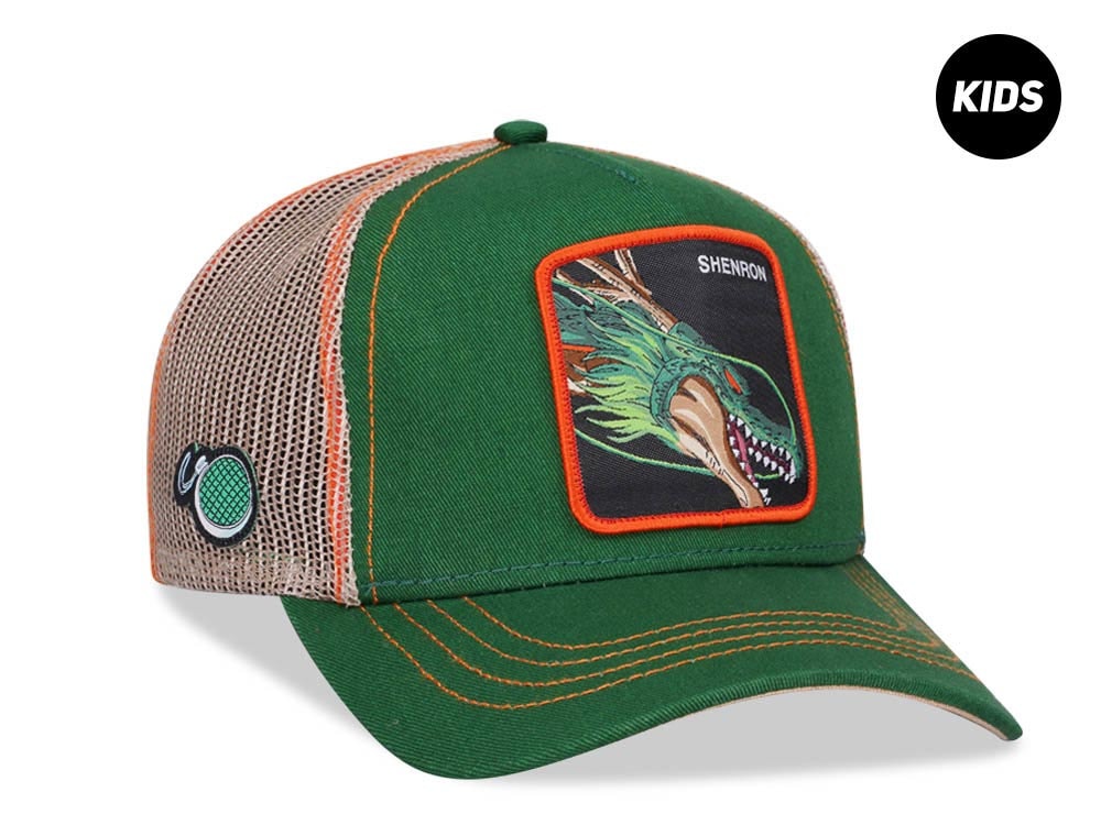 Capslab Dragonball Z Shenron Trucker Kids Snapback Casquette