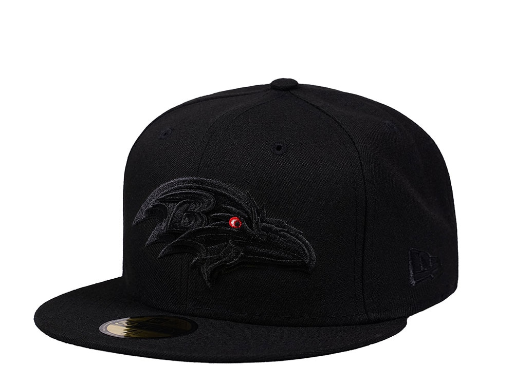 New Era Baltimore Ravens Black on Black Edition 59Fifty Fitted Casquette